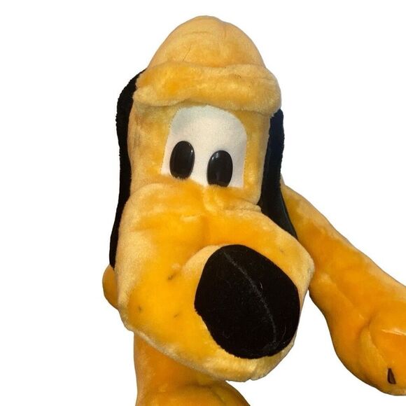 Vintage Disney Large Oversized Plush Pluto Dog Stuffed Animal Toy Collectible - Picture 3 of 6